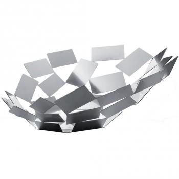 Alessi La Stanza Dello Scirocco - Frutero de acero inoxidable 18/10, acabado brillante en espejo