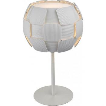 Lámpara de sobremesa Brigitte blanca 1 bombilla 47cm