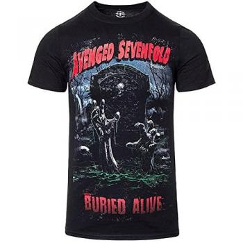 Avenged Sevenfold Buried Alive Tour 2012 Men's Metal T-Shirt - Small