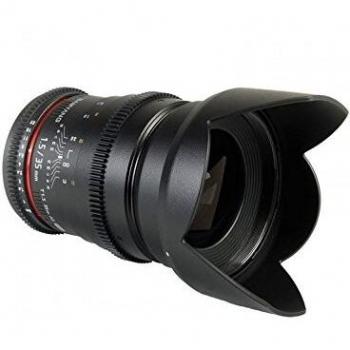 Objetivo Samyang 35mm T1.5 VDSLR AS IF UMC para Pentax