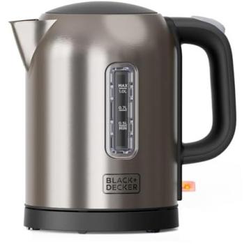 Hervidor Eléctrico Black & Decker BXKE2207E 1L 2200W Acero Inoxidable