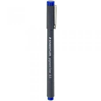 Rotulador STAEDTLER Pigment Liner 308 punta calibrada 0,5 mm azul