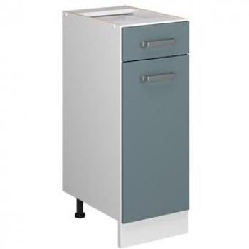 Mueble Bajo Universal R-Line, Gris Azulado, 30 cm con Cajón, Sin Encimera