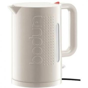 Bodum BISTRO - Hervidor de agua eléctrico, capacidad de 1,5 l, color blanco crema