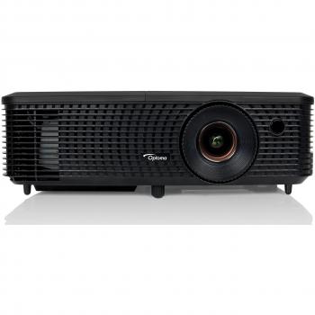 Optoma W330 - Proyector DLP Portátil 3D, 3000 Lúmenes ANSI, Resolución WXGA (1280x800), Contraste 20000:1, HDMI/VGA/USB/RS232, Lámpara de 195W