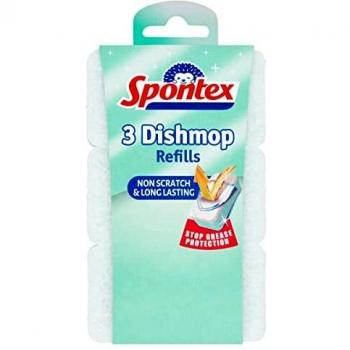 Spontex DishMop - Recambios antiarañazos, paquete de 3