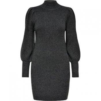 Vestido Only Onlkatia Gris Melange Mujer
