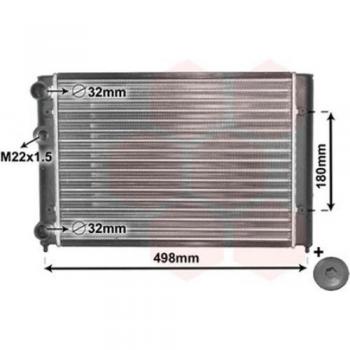 Van Wezel 58002028 Radiador, refrigeración del motor