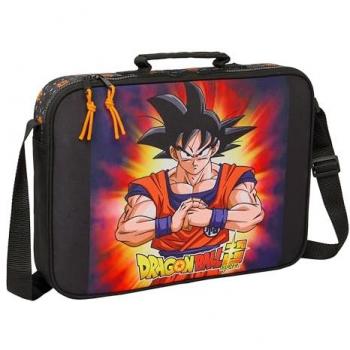 Cartera Extraescolar Dragon Ball - Cartera con Asa de Mano Forrada, Diseño Elegante y Práctico, Medidas 38x28x6 cm, Maletín Portatodo, Bandolera, Cómoda y