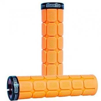 SB3 BIGONE Set de 2 Asas de Bicicleta Unisex, Color Naranja/Negro