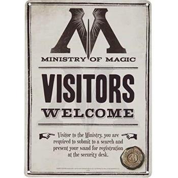 HARRY POTTER Placa metálica, 1