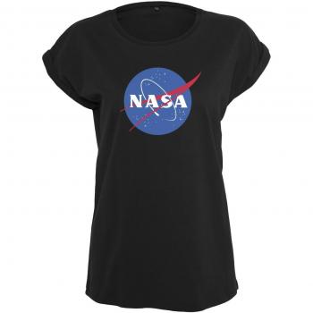 Mister Tee Women's NASA Insignia Black T-Shirt