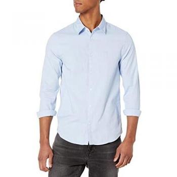 Camisa Sport Oxford azul Armani Exchange
