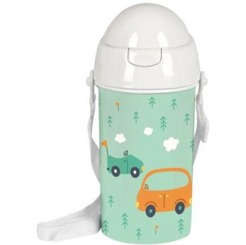 Botella de Agua Safta Coches Verde 500 ml