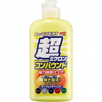 SOFT99 9063 Oscuro y Negro Micro líquido Compuesto, 250 ml
