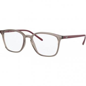 Ray-Ban RX7185 8083 Unisex Square Grey Eyeglasses