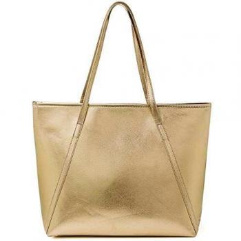 OB OURBAG Bolsos para Mujer Grande Diseñador Calidad Bolso para Las señoras Plateado
