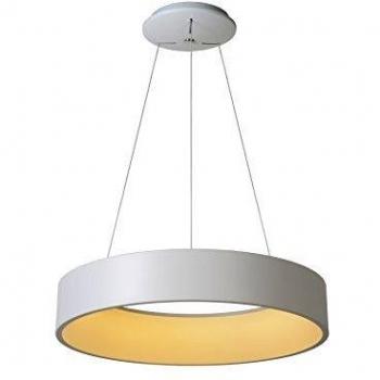 Lámpara Colgante LED Talowe Blanca Ø 60 cm, 1x39W 3000K