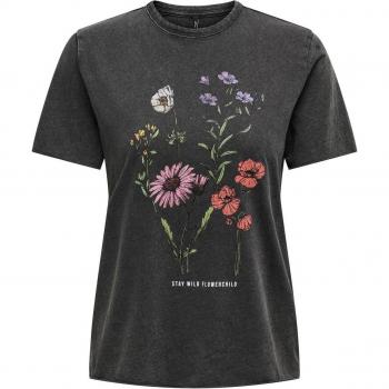 Camiseta de Manga Corta Regular para Mujer Only Lucy Life