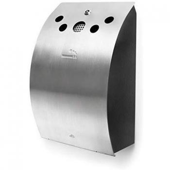 Lacor 63341 Cenicero Pared, Acero Inoxidable 18/10