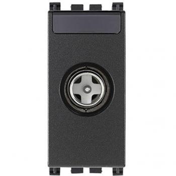 Toma TV Directa VIMAR Arké Gris - Conector Macho