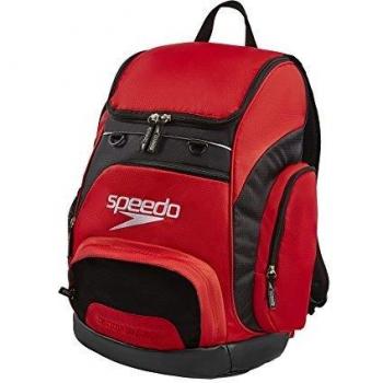 Speedo T-KIT Teamster Mochila, Unisex Adulto, Red/Black, 35 l