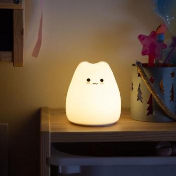 Lámpara Nocturna LED 'Gato' Recargable para Niños