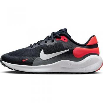 Nike Zapatillas Running Revolution 7 (GS) - Zapatillas para correr, diseño ligero, amortiguación suave, parte superior de malla transpirable, suela de goma para tracción duradera, plantilla acolchada para comodidad