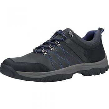 Cotswold Toddington Men's Navy Leather Lace Shoes with Memory Foam, UK Size 12