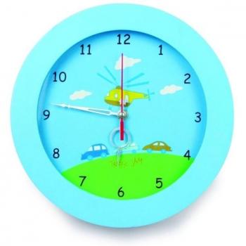 small foot company Reloj analógico de Pared - Verde