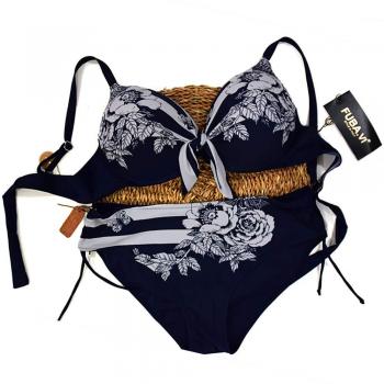 FUBA.VI 2019 Conjuntos de Bikini para Mujer Conjunto de Bikini Push Up Traje de baño de Dos Piezas Haltereck/Traje de baño sin Tirantes Bandeau Ropa de Playa Traje de baño
