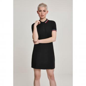 Urban Classics Women's Polo Dress - Short Black Classic Style