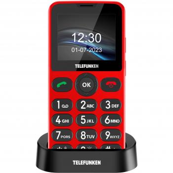 Telefunken S415 Senior Phone Rojo