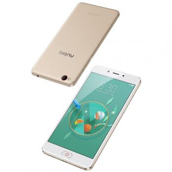 Nubia N2 Smartphone, Octa Core 64 bits, 5.5 FHD 1280x720p, 4G, 13Mpx y Frontal 16Mpx, 4GB de RAM, 64GB de ROM, Color Oro Blanco