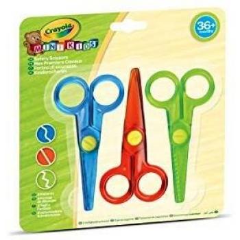Pack de 3 Tijeras Infantiles Seguras Crayola