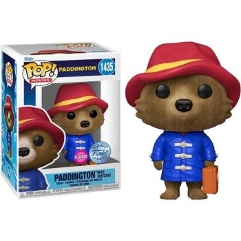 Flocked Funko POP! Paddington Bear with Suitcase - Exclusive Special Edition