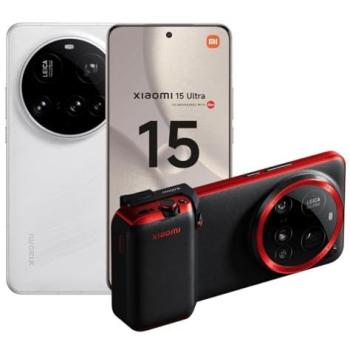 Xiaomi 15 Ultra Smartphone 5G - Blanco, 16GB RAM, 512GB, Dual SIM + Kit de Fotografía