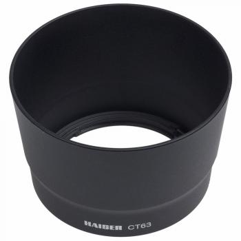 Kaiser 6863 - Parasol para Objetivos Canon EF-S 55-250 IS STM, Negro