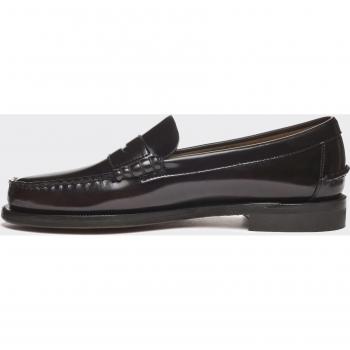 Sebago Classic Dan Burgundy Leather Loafers for Men