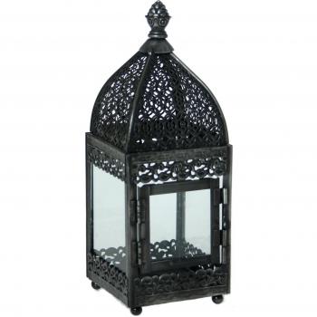 PAME 77693 - Farol de sobremesa, metal, 25 x 9 x 9 cm