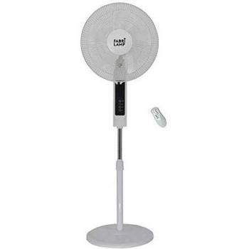 Ventilador De Pie Blanco con mando a distancia CACIMBO de Fabrilamp