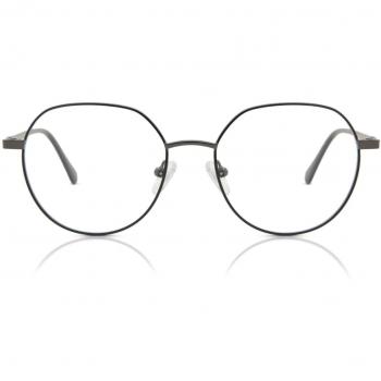 Gafas Recetadas Anti-Azules Oval Armazón Completo Metal Grises para Hombre - SmartBuy Collection