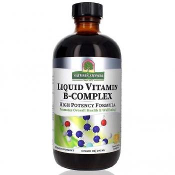 Nature's Answer High Potency Liquid Vitamin B-Complex with Mandarin Flavor - 240 ml