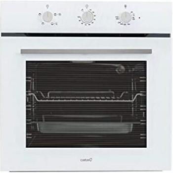 Cata | Horno Estático | Modelo SES 7104 WH | Ancho de 60cm | Capacidad de 77 Litros | 4 Funciones | Sistema de Limpieza AquaSmart | Acabado en Cristal Blanco
