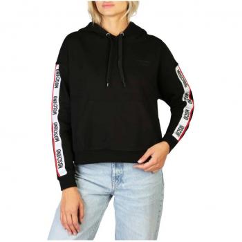 Moschino Women's Black Hooded Sweatshirt Size XS