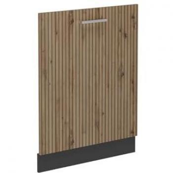 Tapa del Lavavajillas R-Line, 60 cm, Roble Artesanal/Antracita, Sin Encimera