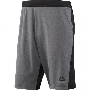 Reebok Speedwick Knit Pantalón Corto, Hombre, Gris