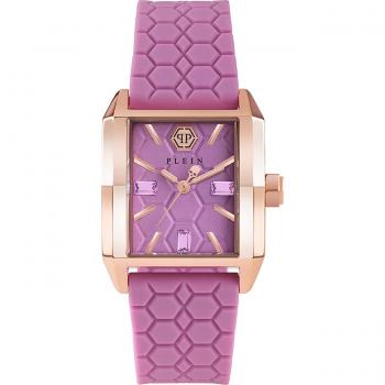 Philipp Plein Offshore Square Women's Watch, Purple, Silicone, One Size