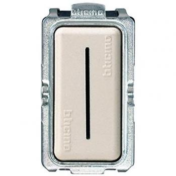 Interruptor BTicino Magic 2 Tasti Falso Polo Color Marfil