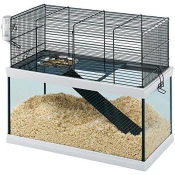 Ferplast Gabry Gerbil Glass Cage with Accessories